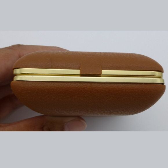 Equity Brown With Gold Trim Wind Up Travel Alarm Clock - Picture 5 of 7